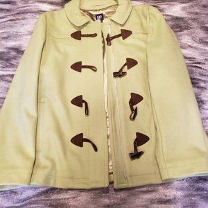 GAP Women's Green Wool Jacket Full Zip/Toggle XL